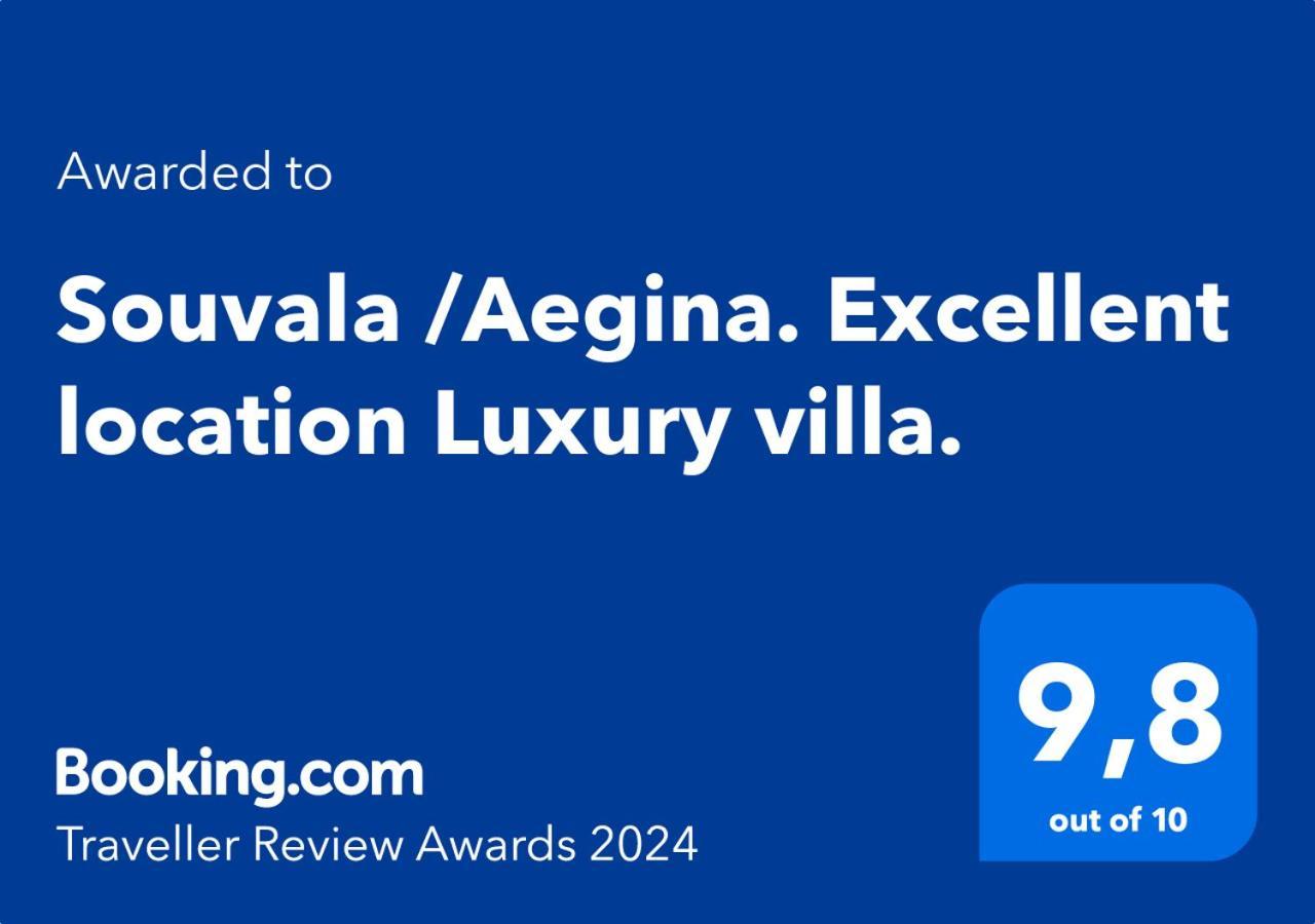 Souvala /Aegina. Excellent Location Luxury Villa. Vathi  Luaran gambar